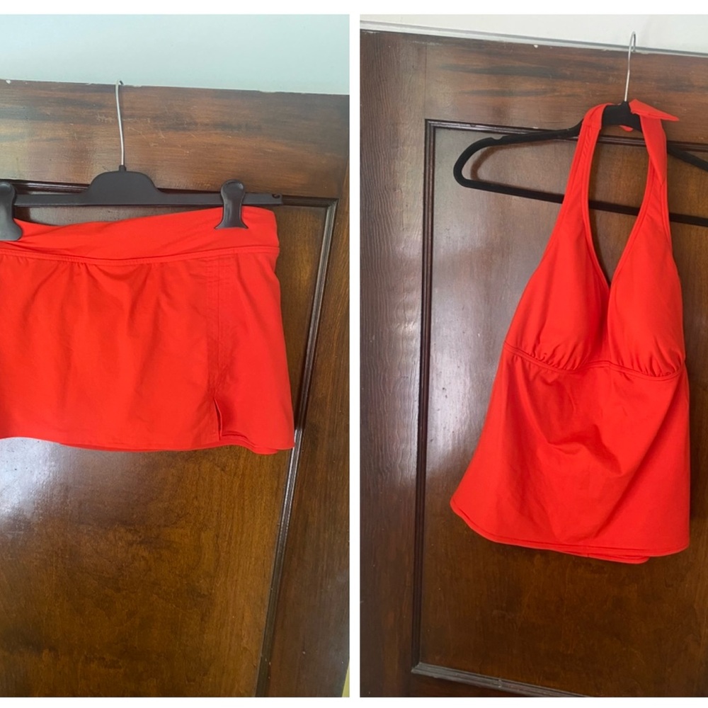 🍊LANDS END🍊Tankini with bottom. Mint condition. Size 16